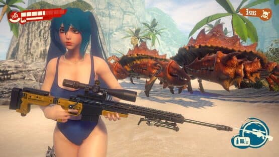 Anime Girls: Sun of a Beach — screenshot 1