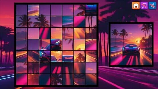 OG Puzzlers: Synthwave Cars — screenshot 1