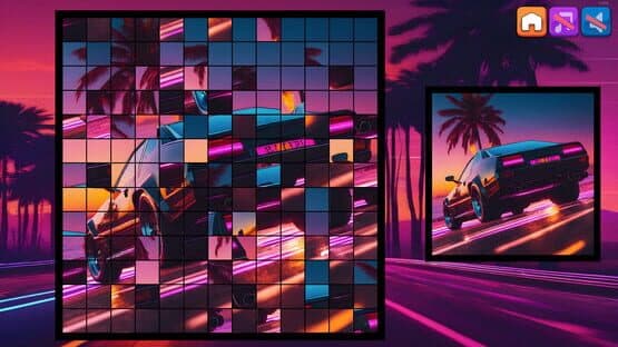 OG Puzzlers: Synthwave Cars — screenshot 2