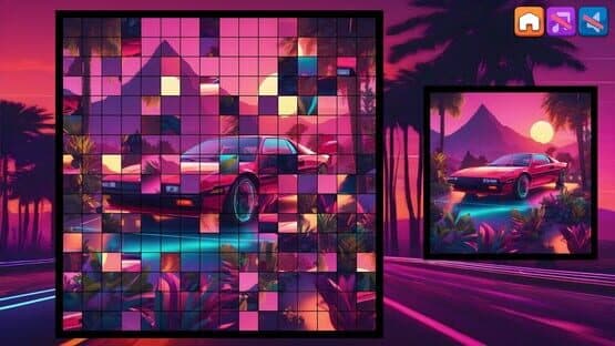 OG Puzzlers: Synthwave Cars — screenshot 3