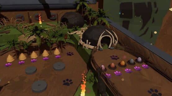 Roxy Raccoon's Pinball Panic: Prehistoric Paradise — screenshot 2