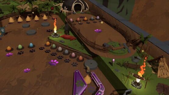 Roxy Raccoon's Pinball Panic: Prehistoric Paradise — screenshot 3