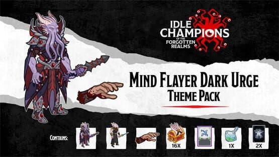 Idle Champions: Mind Flayer Dark Urge Theme Pack — screenshot 1
