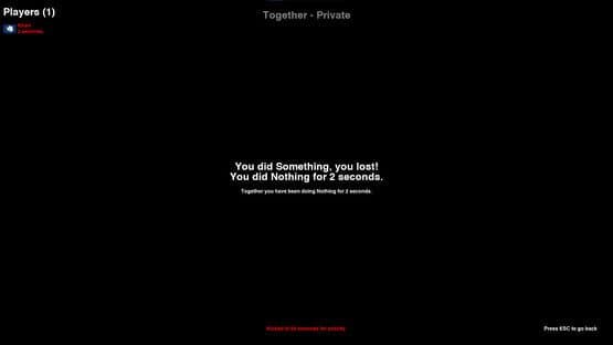 Nothing Together: Dark Theme — screenshot 4