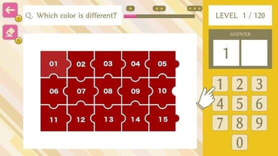 Simple Number-Based Color Sense IQ Test — screenshot 1