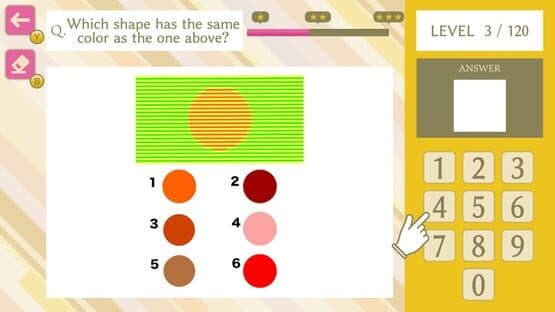Simple Number-Based Color Sense IQ Test — screenshot 2