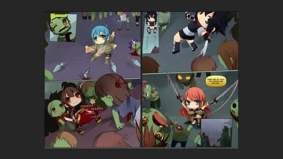 Chibi Wars Kinetic Novel — screenshot 1