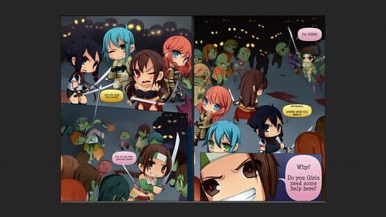 Chibi Wars Kinetic Novel — screenshot 2