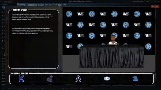 Draft Day Sports: College Basketball 2024 — screenshot 7