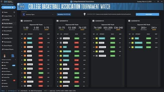 Draft Day Sports: College Basketball 2024 — screenshot 8