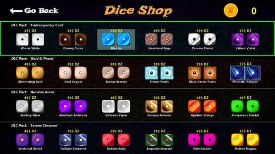 Dice-Zee!: Dice Pak - "Contemporary Cool" — screenshot 1