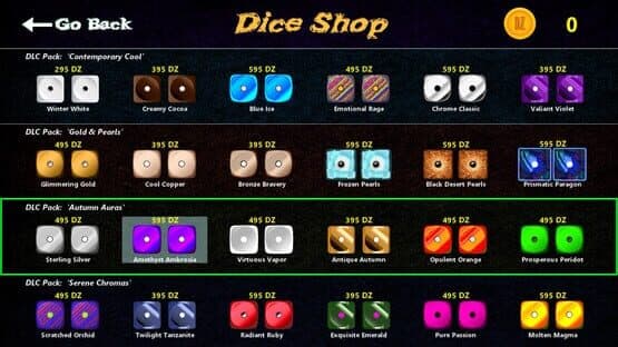 Dice-Zee!: Dice Pak - "Autumn Auras" — screenshot 1