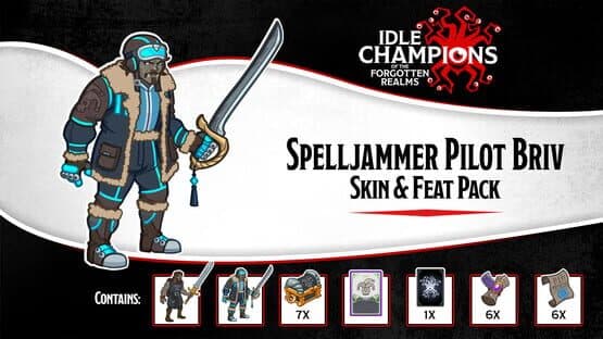 Idle Champions: Spelljammer Pilot Briv Skin & Feat Pack — screenshot 1