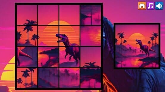 OG Puzzlers: Synthwave Dinosaurs — screenshot 3