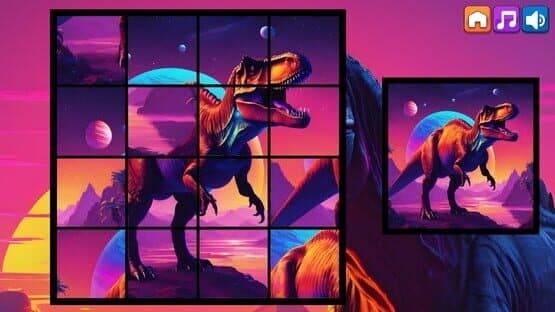 OG Puzzlers: Synthwave Dinosaurs — screenshot 4