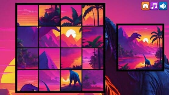OG Puzzlers: Synthwave Dinosaurs — screenshot 6