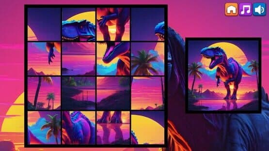 OG Puzzlers: Synthwave Dinosaurs — screenshot 7