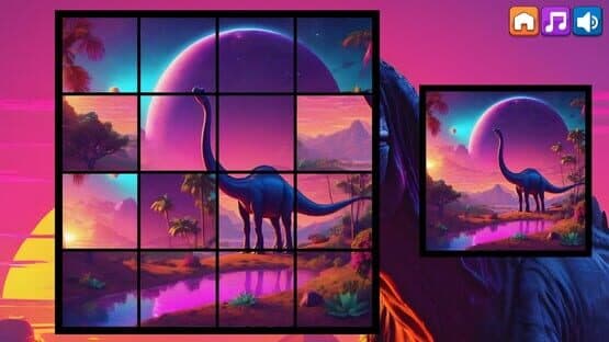 OG Puzzlers: Synthwave Dinosaurs — screenshot 8