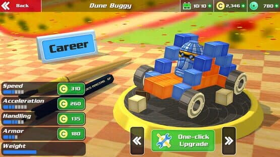 Pixel Car Racing: Blocky Crash — screenshot 1