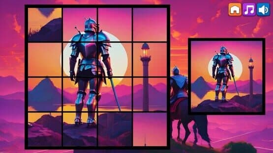 OG Puzzlers: Synthwave Knights — screenshot 1