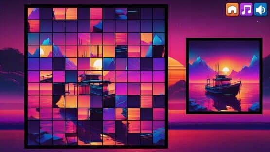 OG Puzzlers: Synthwave Boats — screenshot 2