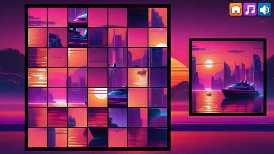 OG Puzzlers: Synthwave Boats — screenshot 3
