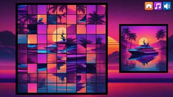OG Puzzlers: Synthwave Boats — screenshot 4
