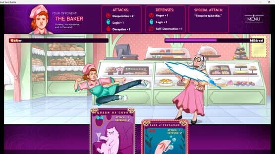 Mildred's Tarot Battle — screenshot 2