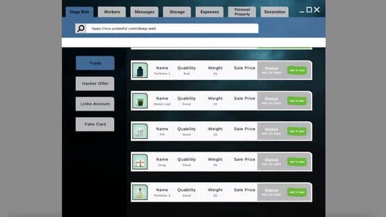 DeepWeb Simulator — screenshot 3