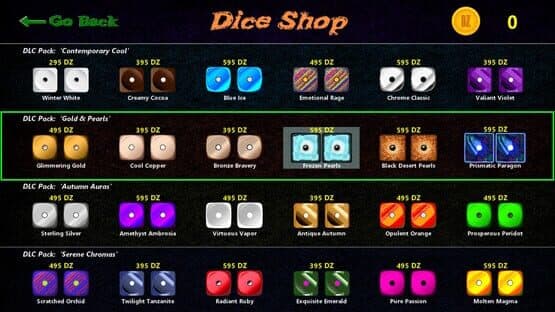 Dice-Zee!: Dice Pak - "Gold & Pearls" — screenshot 1