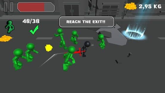 Stickman Killing Zombie — screenshot 1