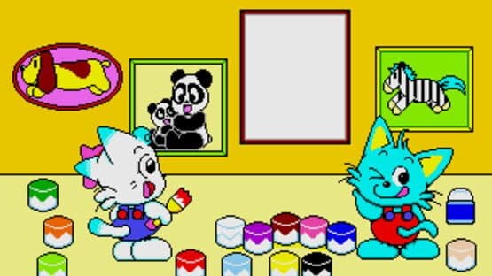 Miimi to Taata no Waiwai Oekaki Doubutsuen — screenshot 1