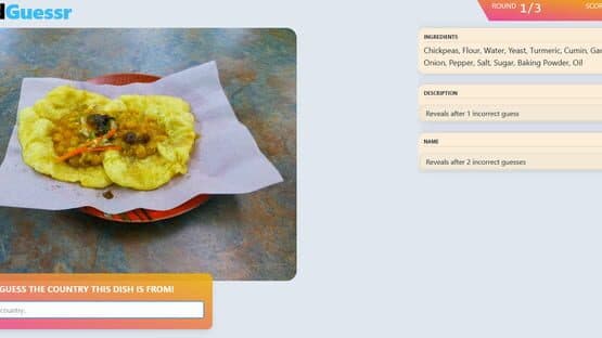 Foodguessr — screenshot 2