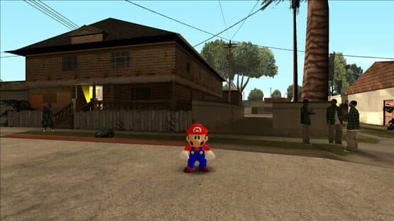Super Mario 64 in GTA San Andreas — screenshot 1