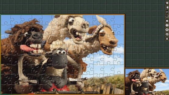 Pixel Puzzles Aardman Jigsaws: The Farmers Llamas — screenshot 1