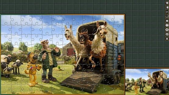 Pixel Puzzles Aardman Jigsaws: The Farmers Llamas — screenshot 2