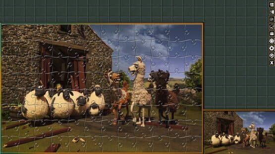 Pixel Puzzles Aardman Jigsaws: The Farmers Llamas — screenshot 4