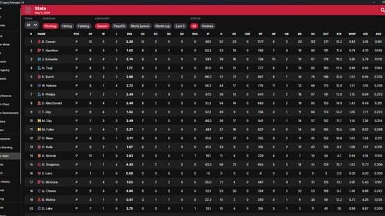 Baseball Legacy Manager 24 — screenshot 5