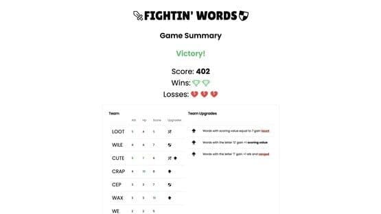 Fightin' Words — screenshot 5