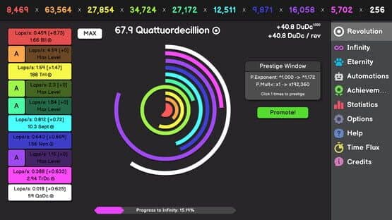 Revolution Idle — screenshot 1
