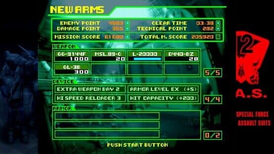 Assault Suit Leynos 2: Saturn Tribute — screenshot 2