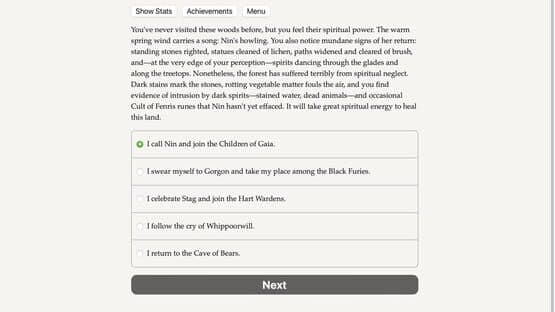 Werewolf: The Apocalypse - The Book of Hungry Names: Wardens and Furies — screenshot 1