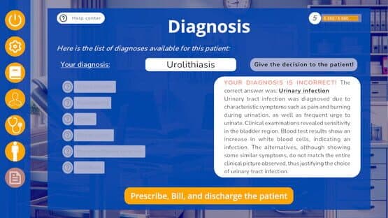 Medical Diagnostic Simulator — screenshot 2