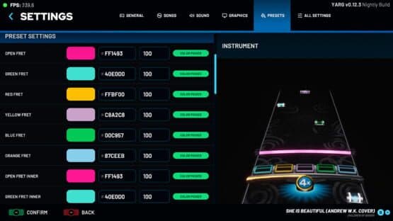 YARG — screenshot 2