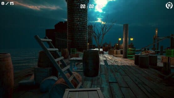 3D Puzzle: Old Sea Port — screenshot 1