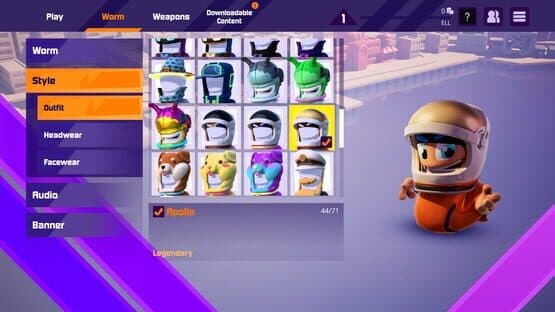 Worms Rumble: Spaceworm and Alien Double Pack — screenshot 1