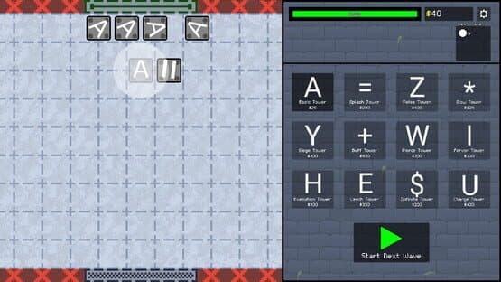 ASCII Tower Defense — screenshot 2