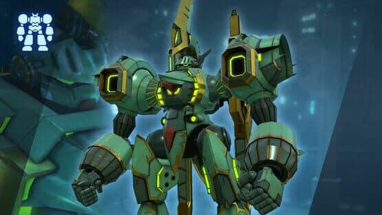 Megaton Musashi W: Wired - Rogue: Arthur Riser - Dragon Green — screenshot 1