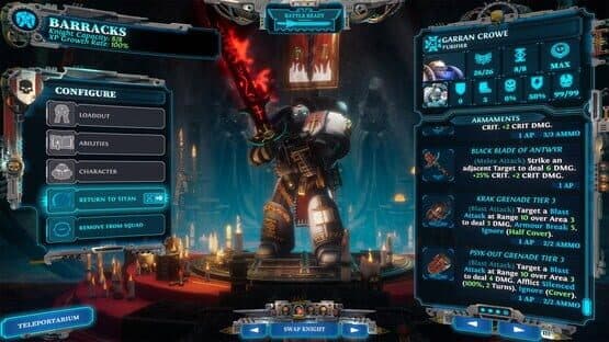 Warhammer 40,000: Chaos Gate - Daemonhunters: Castellan - Garran Crowe — screenshot 1