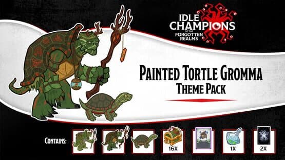 Idle Champions: Painted Tortle Gromma Theme Pack — screenshot 1